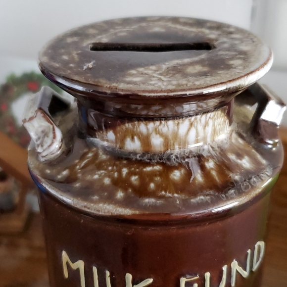 Vintage Money Coin Bank Ceramic Pottery BOHO Savings Decor Primitive Farmhouse - Picture 15 of 16